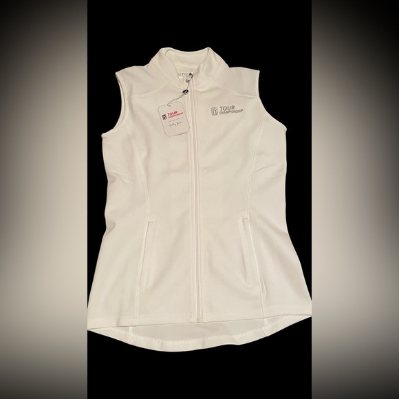 Bobby Jones PGA Tour Women's White Golf Vest Size small/  Medium NWT - Picture 1 of 3